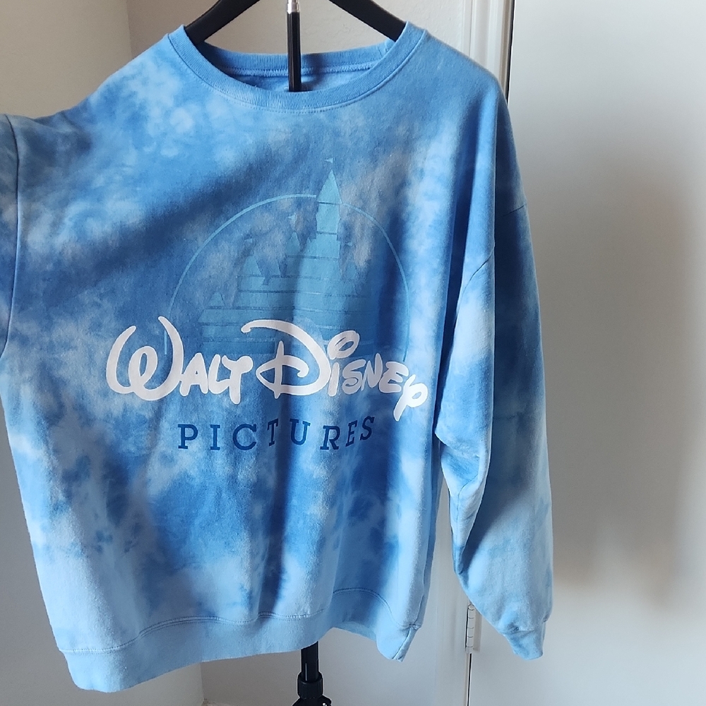 Walt Disney Pictures Blue Tie-dye Sweatshirt